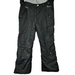 Marker Snow Pants Women's Black Ski Snowboard Nylon Reinforced Ankles sz8